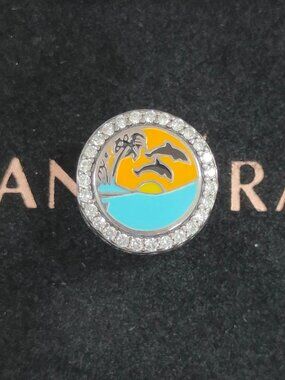 Pandora Destin Florida Bead Charm Bracelet Pendant S925 Silver with box